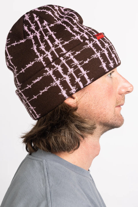 Corduroy | Barbed Plaid Beanie