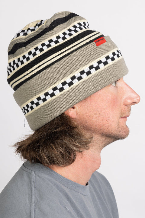 Corduroy | Checkstripe Beanie