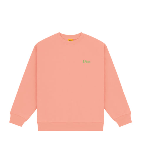 Dime MTL | Small logo Crewneck Pink Clay