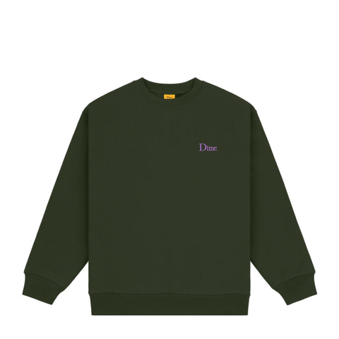 Dime MTL | Small Logo Crew Green