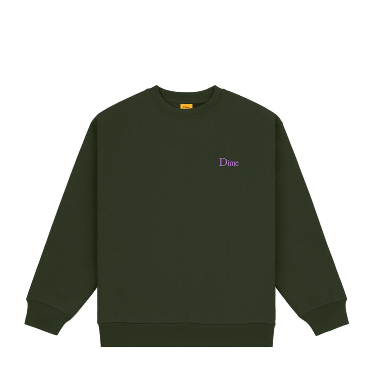 Dime MTL | Small Logo Crew Green