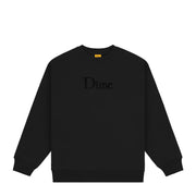 Dime | Classic Logo Crew Black - Gallery Streetwear