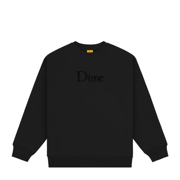 Dime | Classic Logo Crew Black - Gallery Streetwear