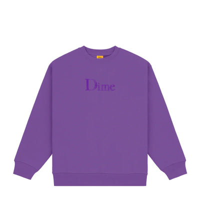 Dime | Classic Logo Crew Purple - Gallery Streetwear