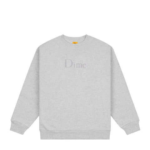 Dime | Classic Logo Crew Grey - Gallery Streetwear