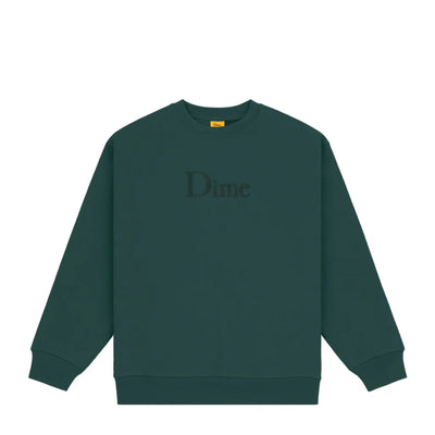 Dime | Classic Logo Crew Green - Gallery Streetwear