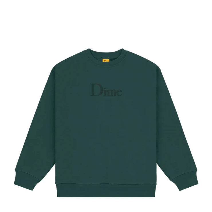 Dime | Classic Logo Crew Green - Gallery Streetwear