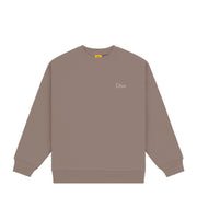 Dime | Small Logo Crew BROWN - Gallery Streetwear