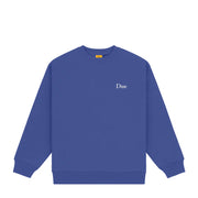 Dime | Small Logo Crew INDIGO - Gallery Streetwear