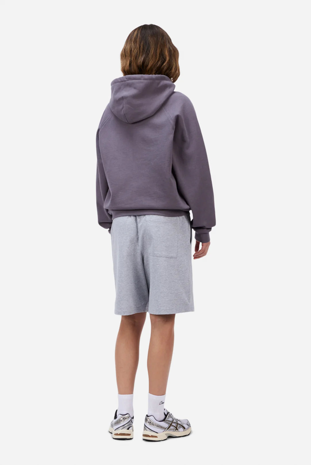 Dime MTL Classic Small Logo Zip Hoodie Charcoal Grape