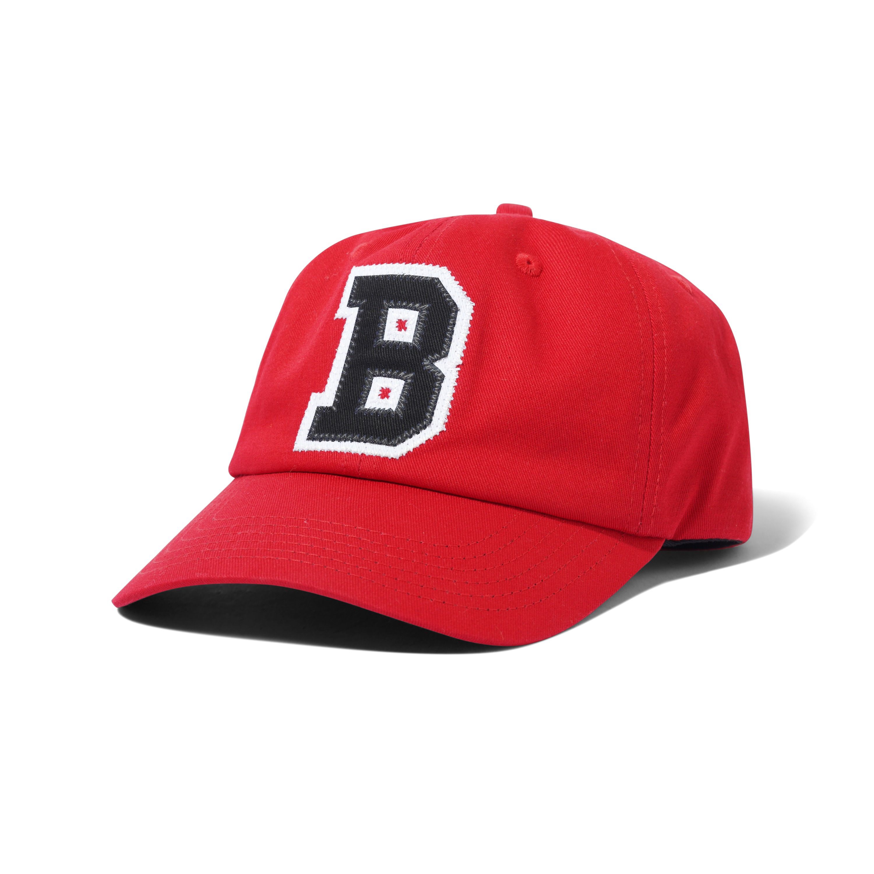 Butter Goods Collegiate 6 Panel Cap – Cherry