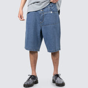 PLEASURES COLLISION JORTS - INDIGO - Gallery Streetwear