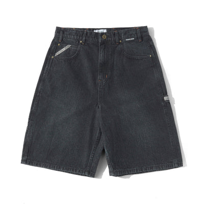 Cash Only Company Denim Shorts – Distress Washed Midnight