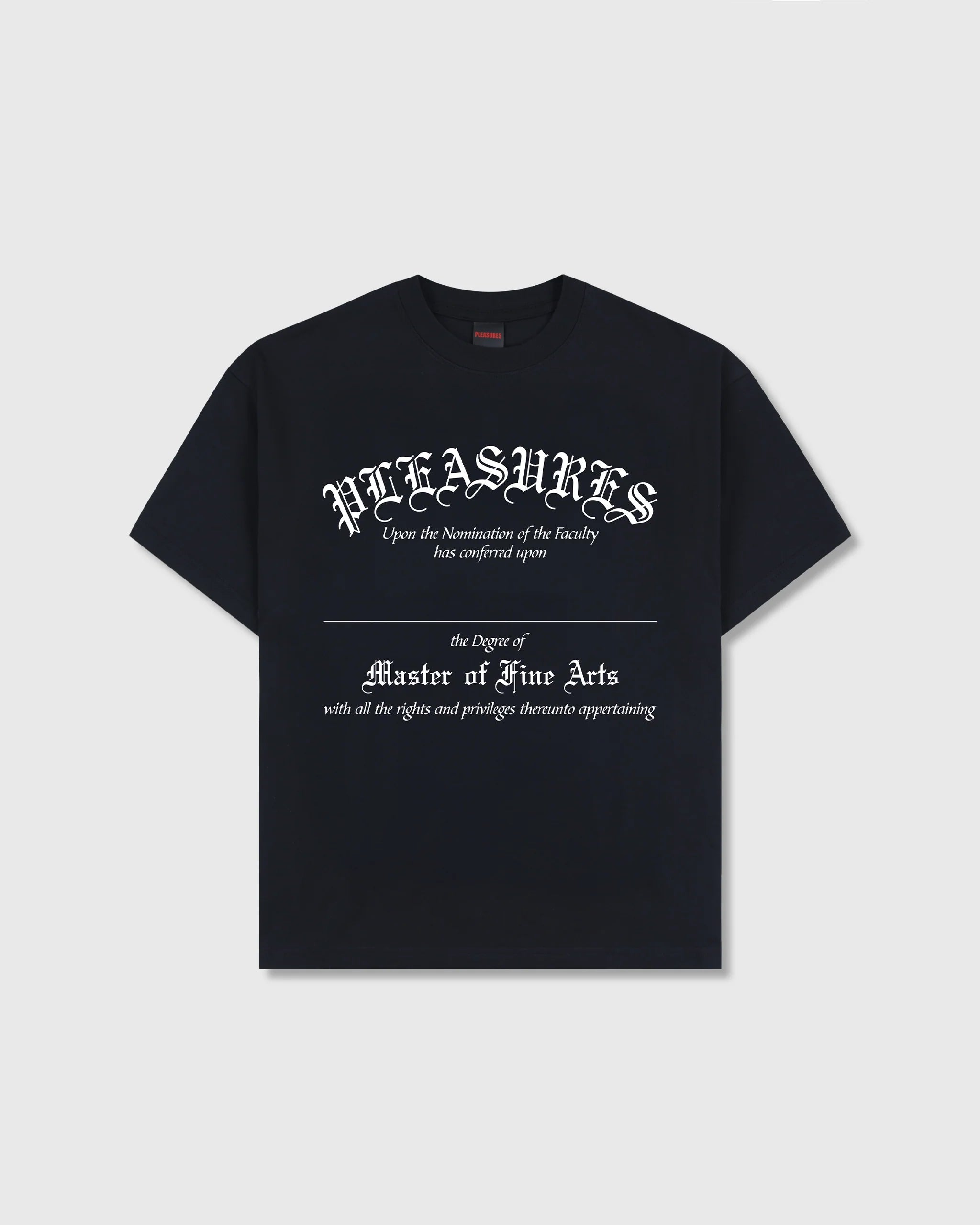 Pleasures Degree T-Shirt Black