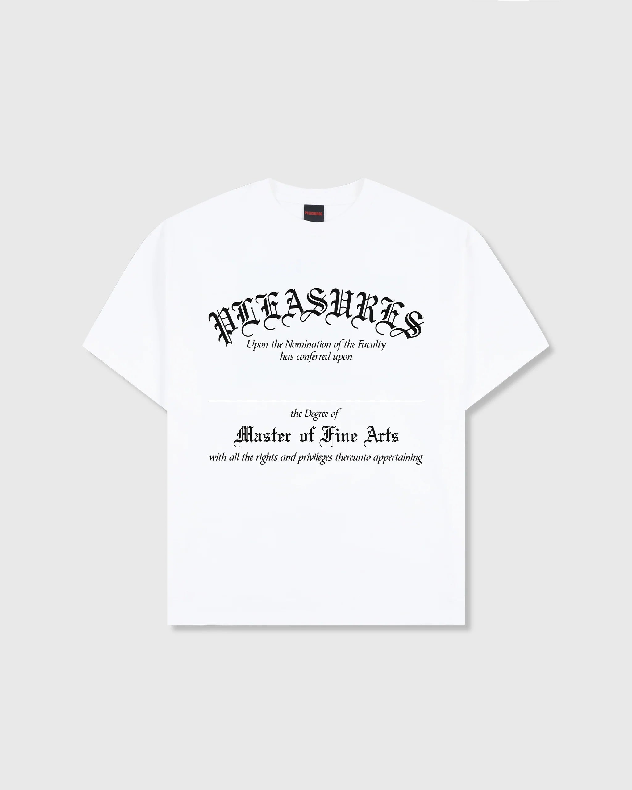 Pleasures Degree T-Shirt White