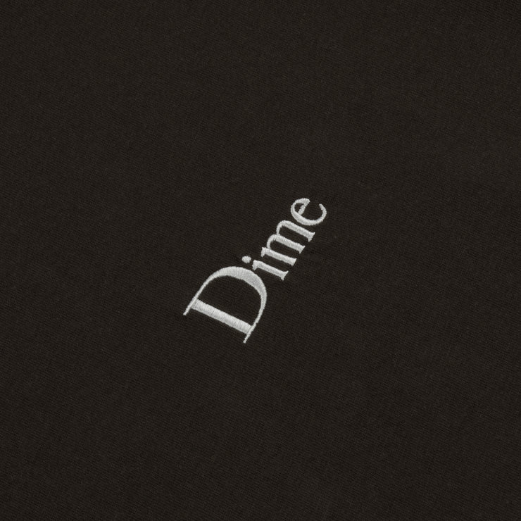 Dime MTL | Small Logo Tee Vintage Black 1