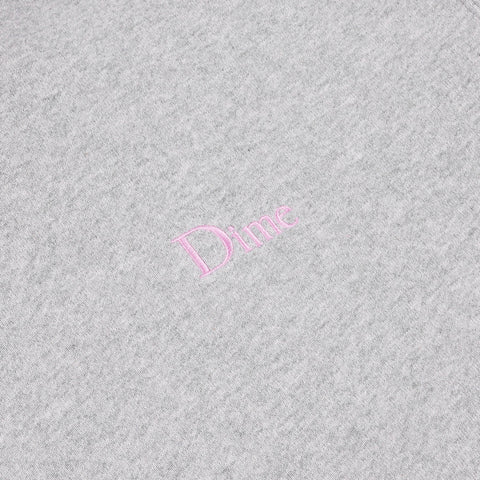 Dime MTL | Small Logo hoodie Grey