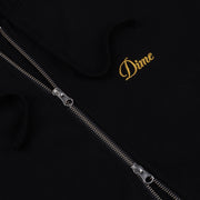 Dime | Cursive Zip Black