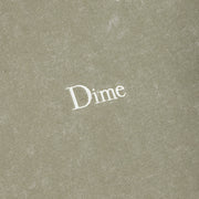 Dime MTL | French Terry Hoodie Faded Cement - detail