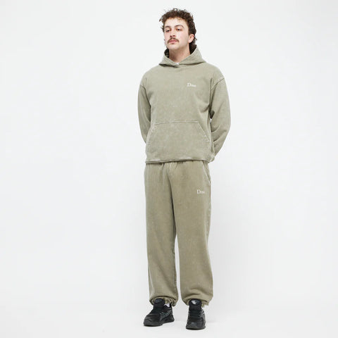 Dime MTL | French Terry Hoodie Faded Cement - model