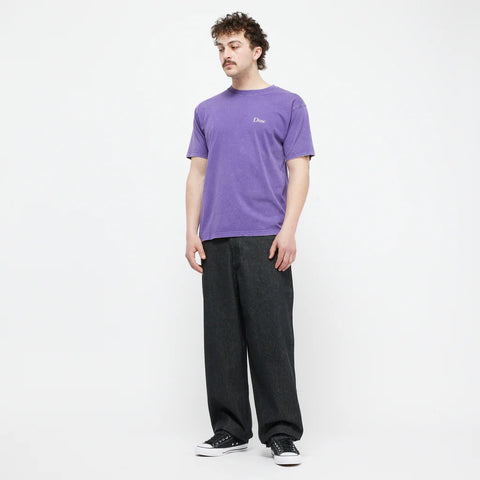 Dime MTL | Small Logo tee Faded Iris - model