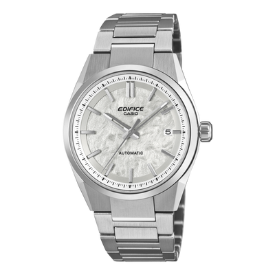 Casio Edifice EFK-110D-7A Automatic Analog Watch – Stainless Steel Silver/White