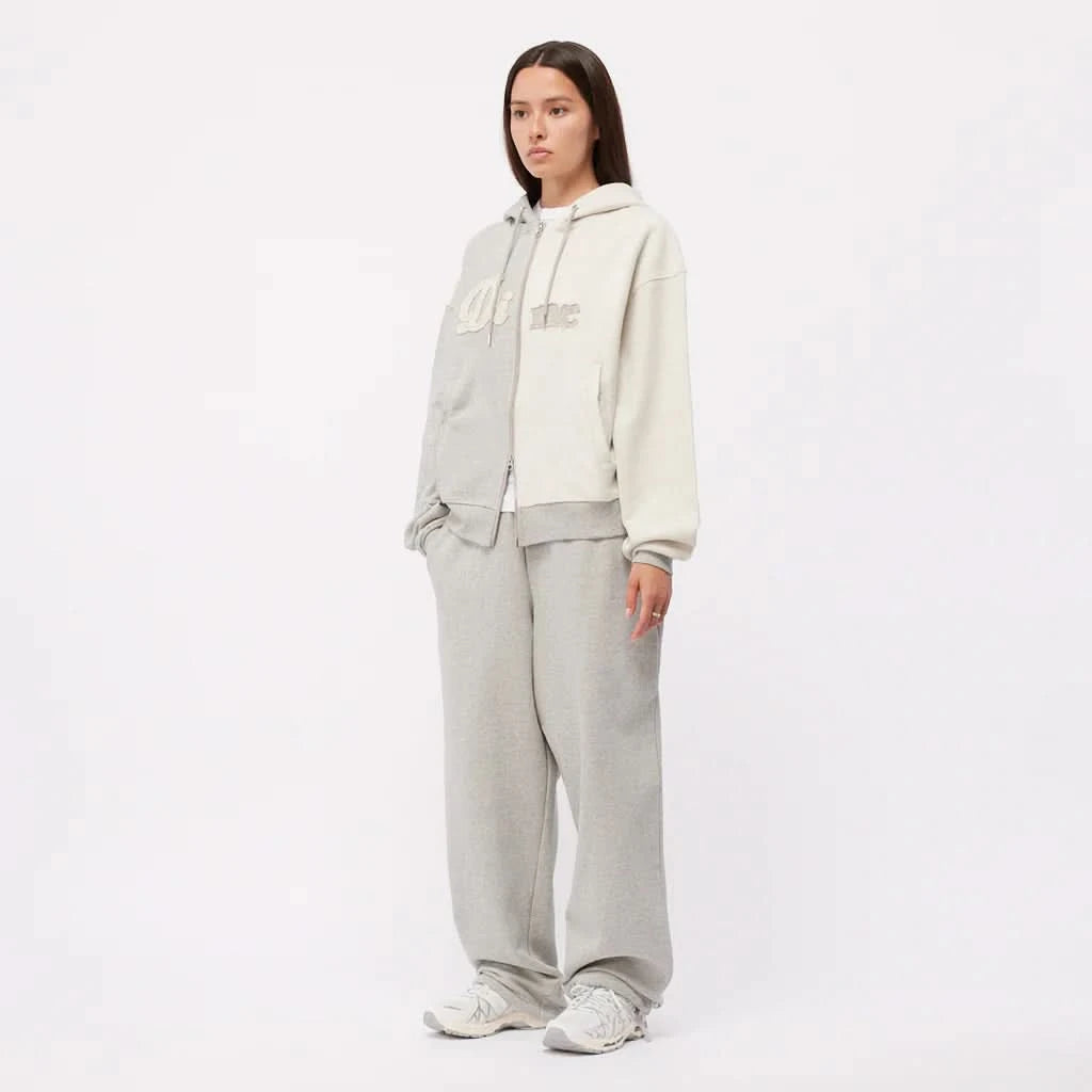 Dime MTL | Reverse French Terry Zip Hoodie – Grey