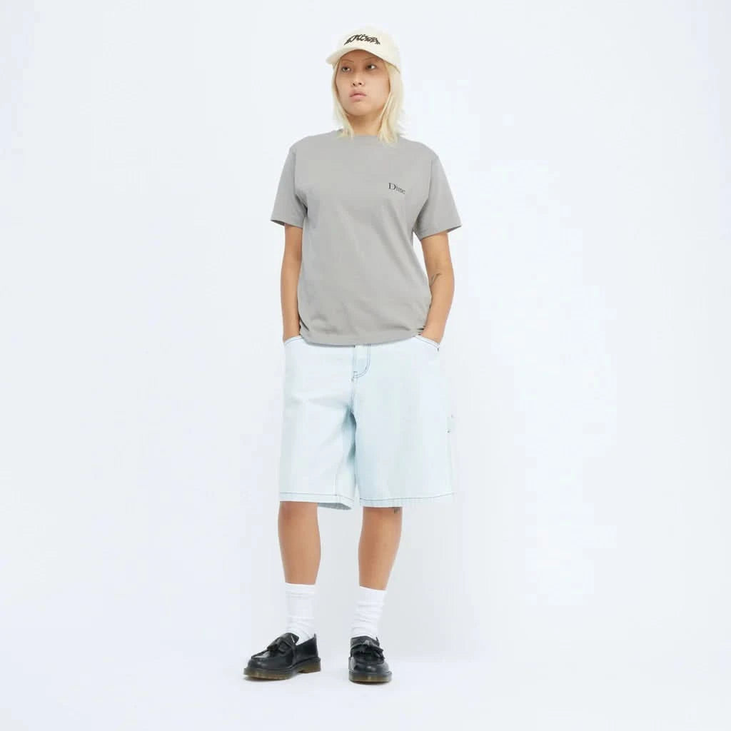 Dime MTL | Small logo Tee Charcoal
