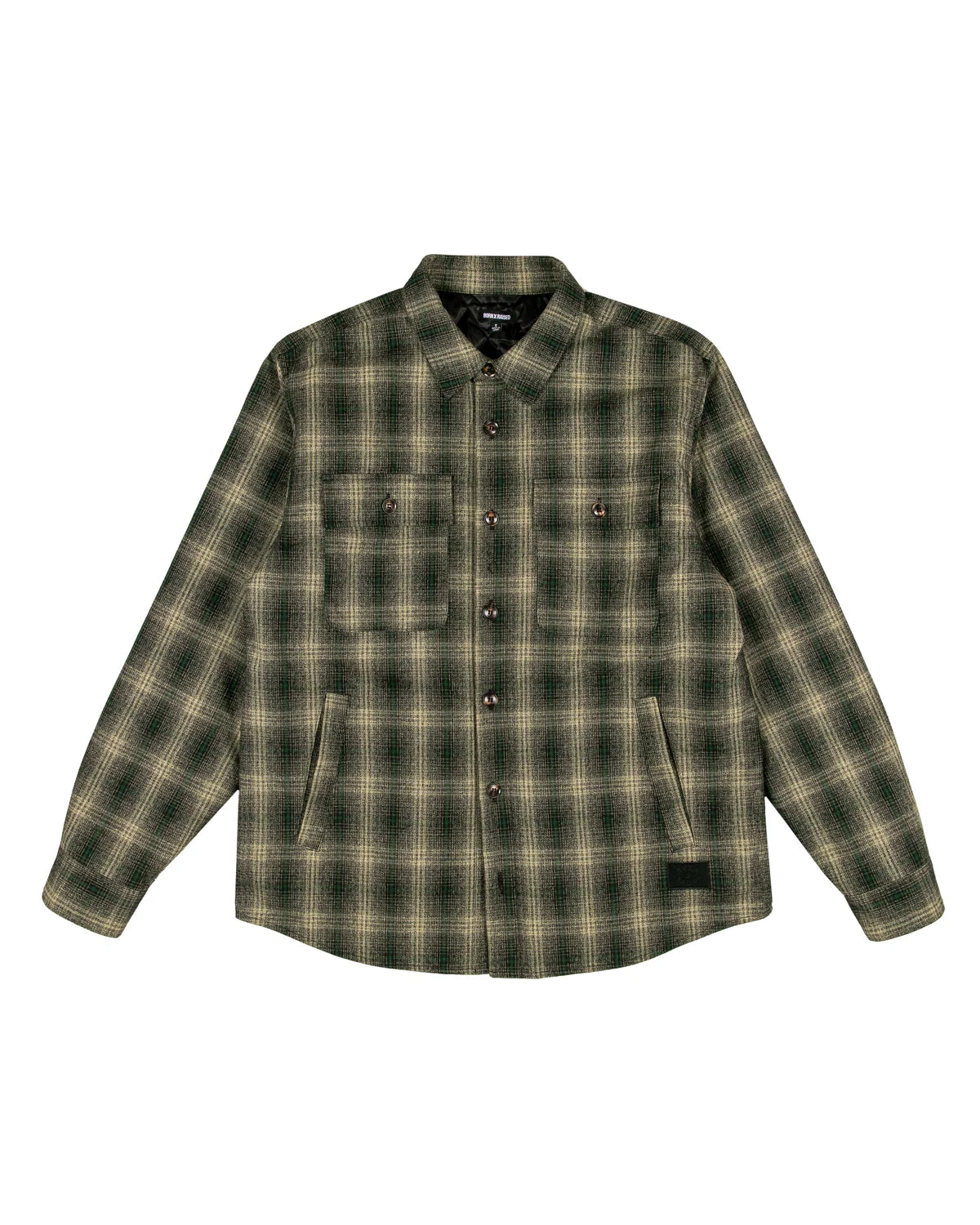 Born X Raised Oversized Flannel Shirt Jacket