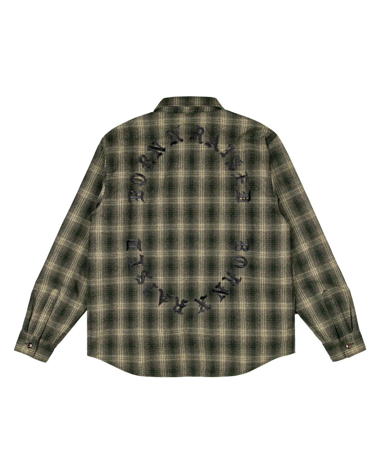 Born X Raised Oversized Flannel Shirt Jacket