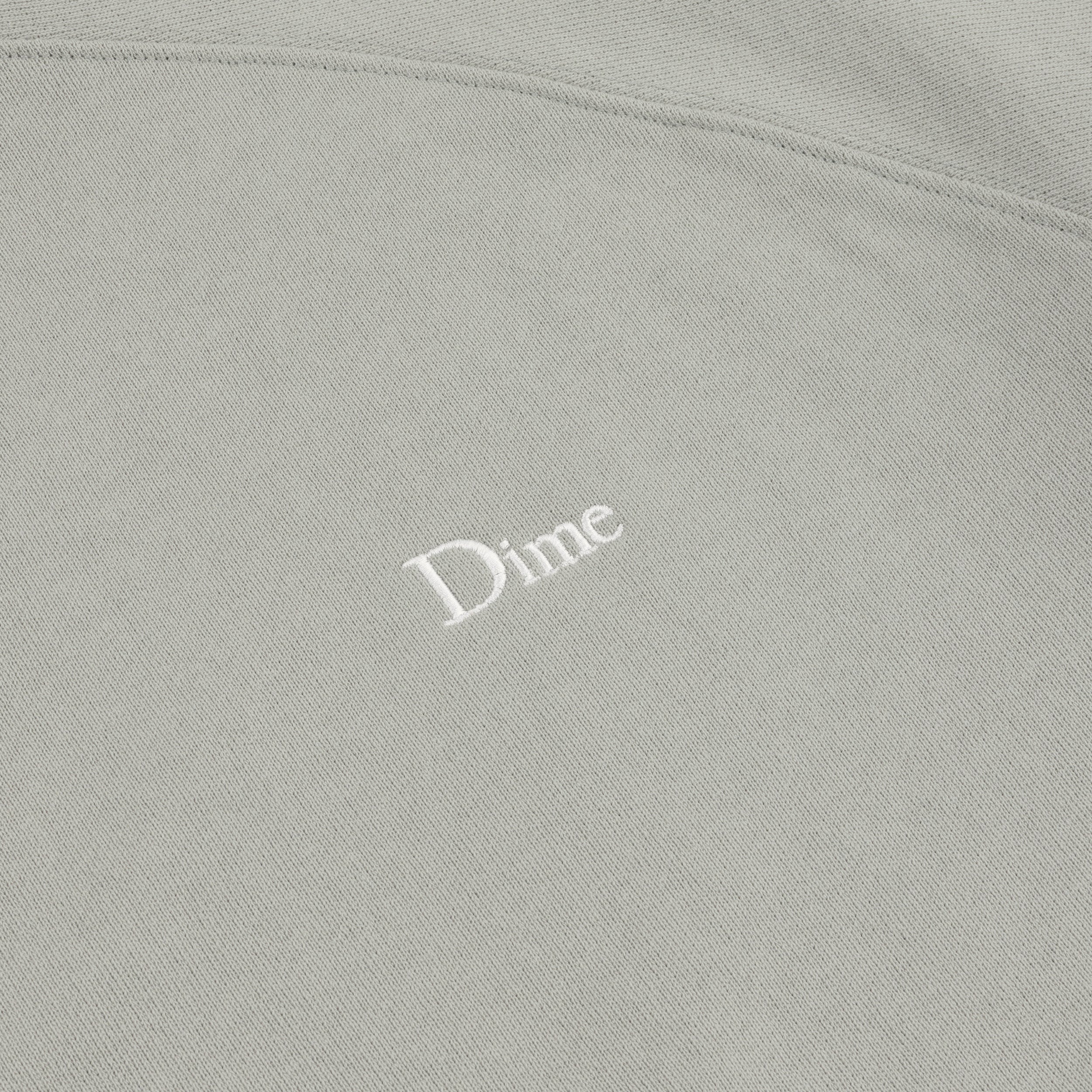 Dime MTL Classic Small Logo Crewneck Iron — detail