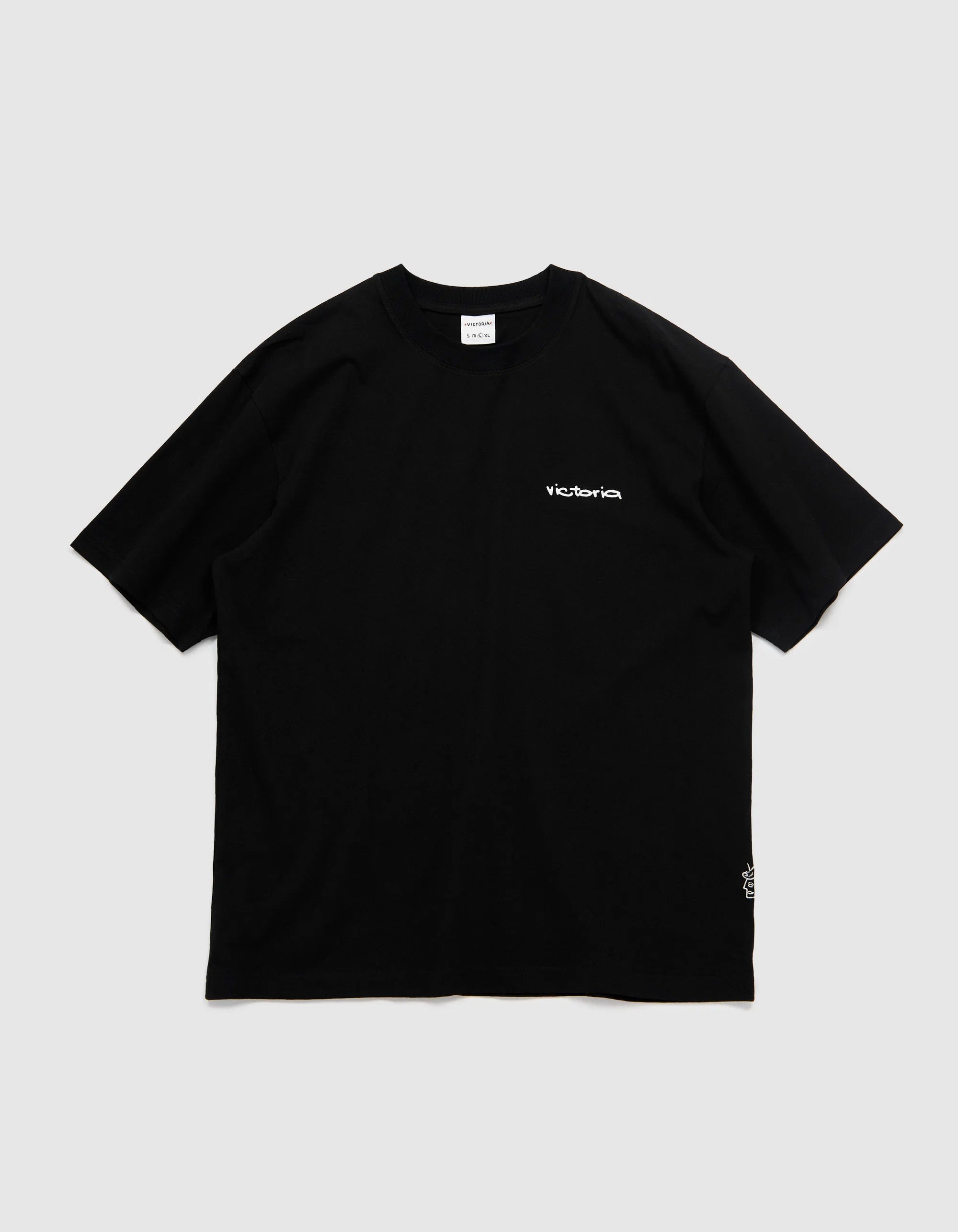 Victoria HK Full Bod S/S Tee – Black
