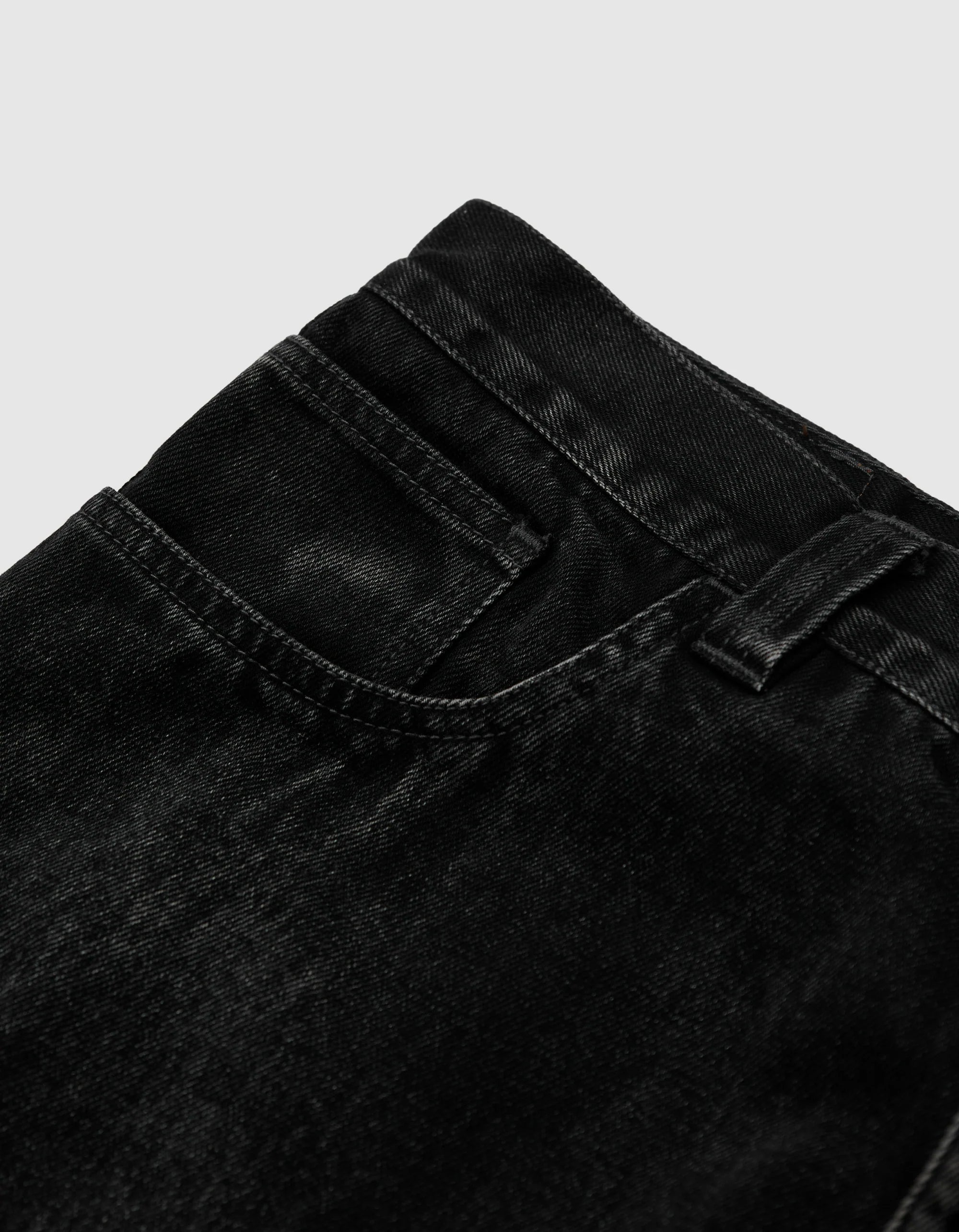 Victoria HK QH 5 Pocket Denim – Washed Black