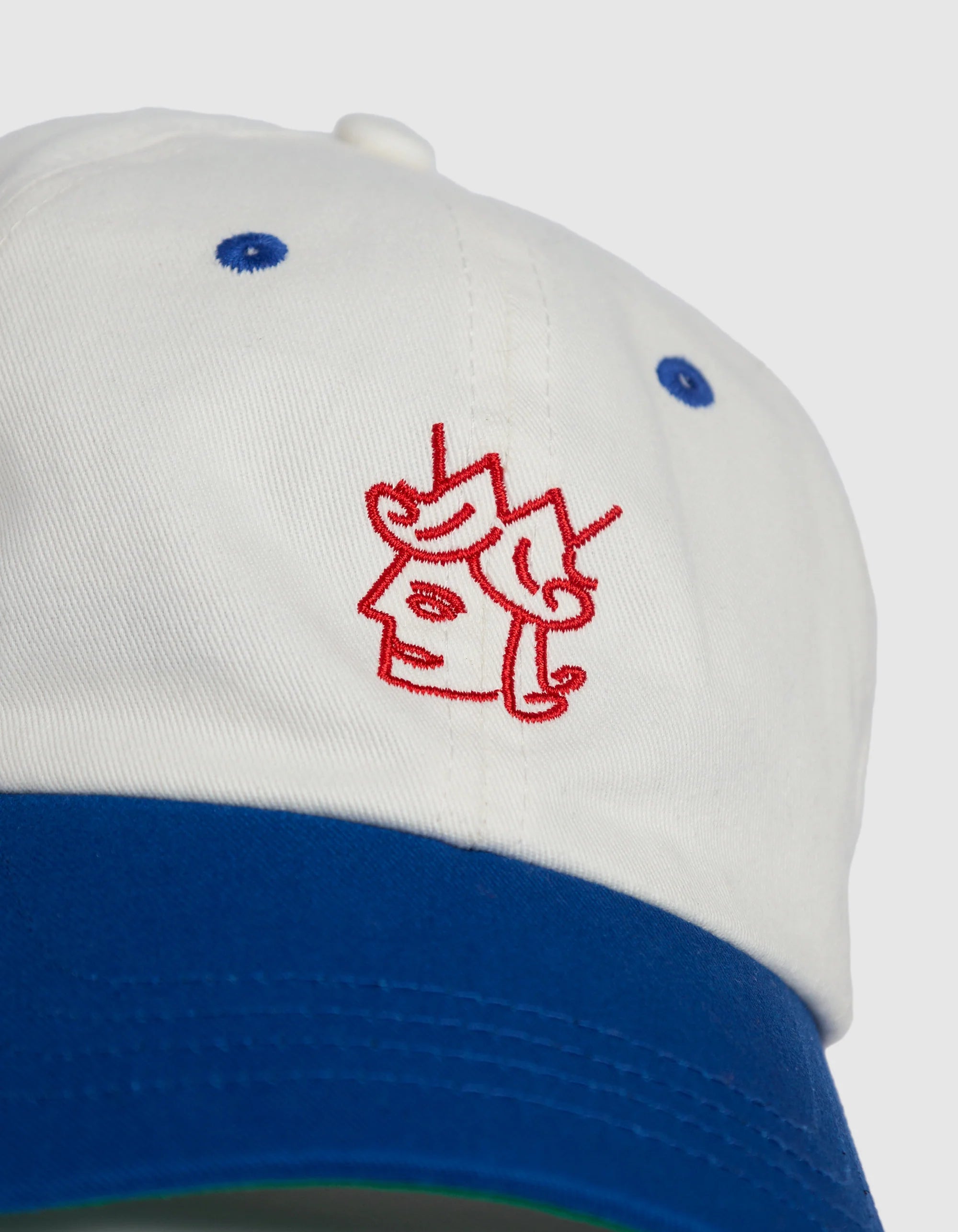 Victoria HK 2 Tone QH Logo Cap – White