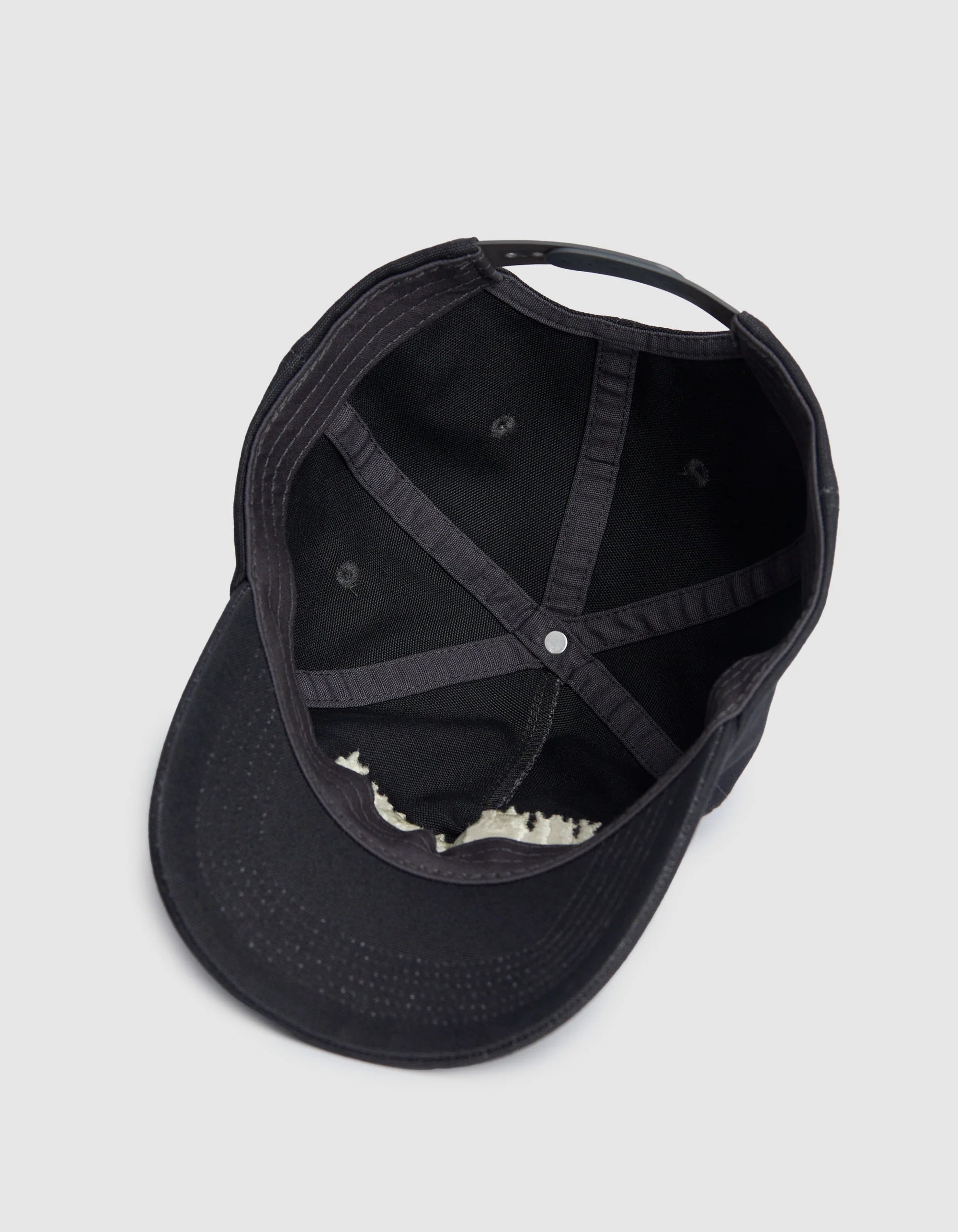 Victoria HK Nylon QH Logo Cap – Charcoal