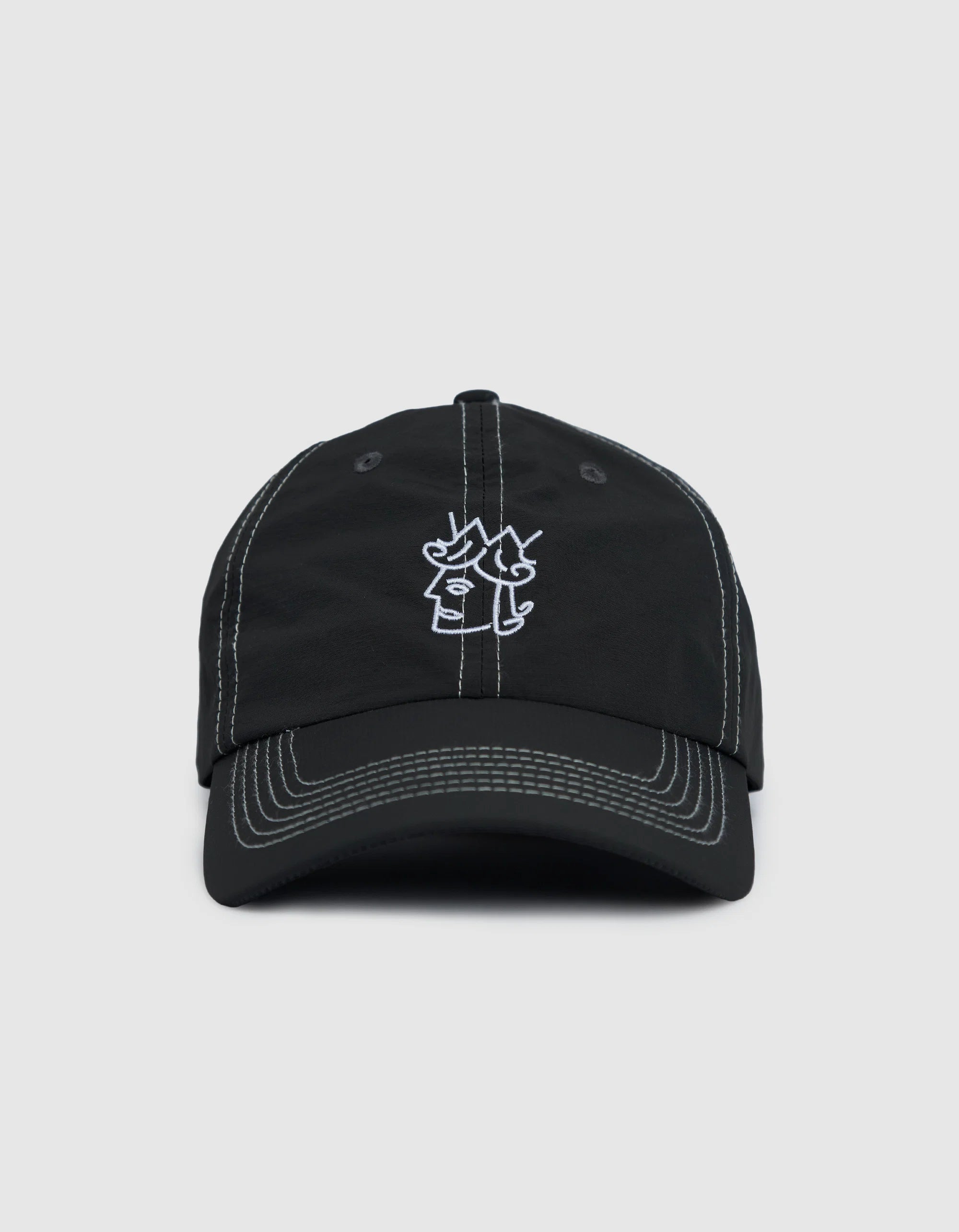 Victoria HK Nylon QH Logo Cap – Charcoal