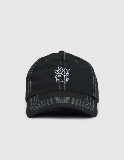 Victoria HK Nylon QH Logo Cap – Charcoal