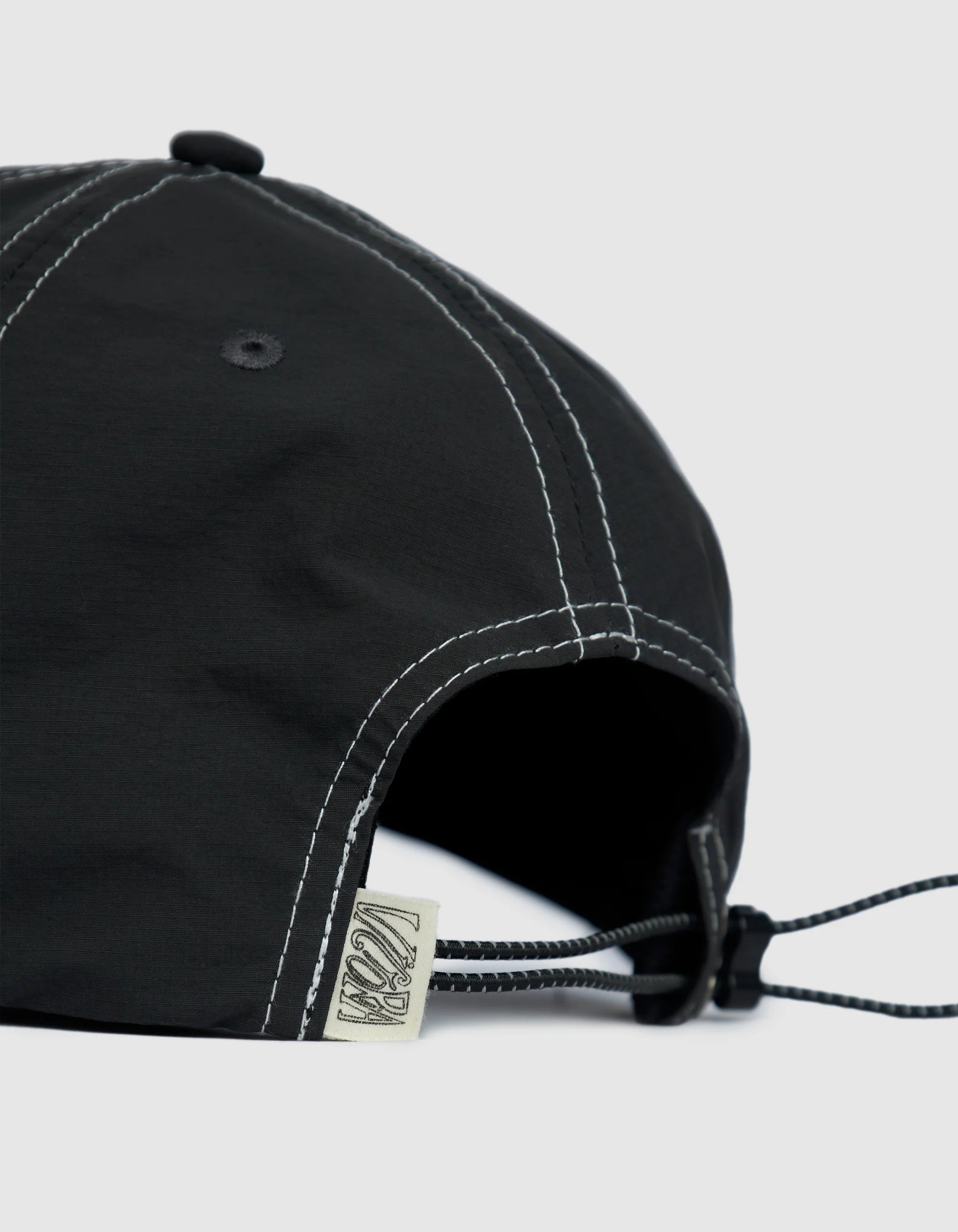 Victoria HK Nylon QH Logo Cap – Charcoal