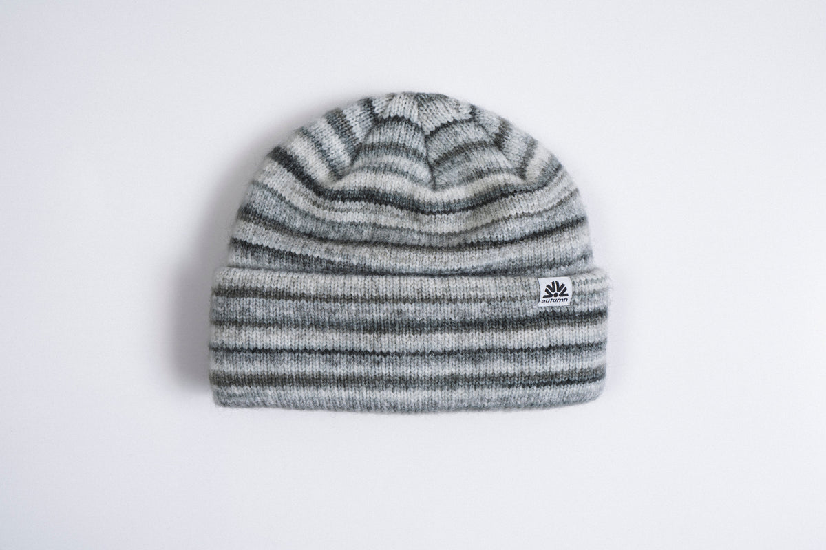 Autumn Fuzz Beanie in Black