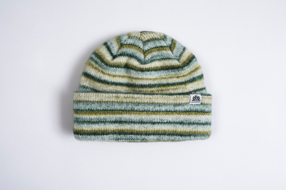 Autumn Fuzz Beanie in Fir