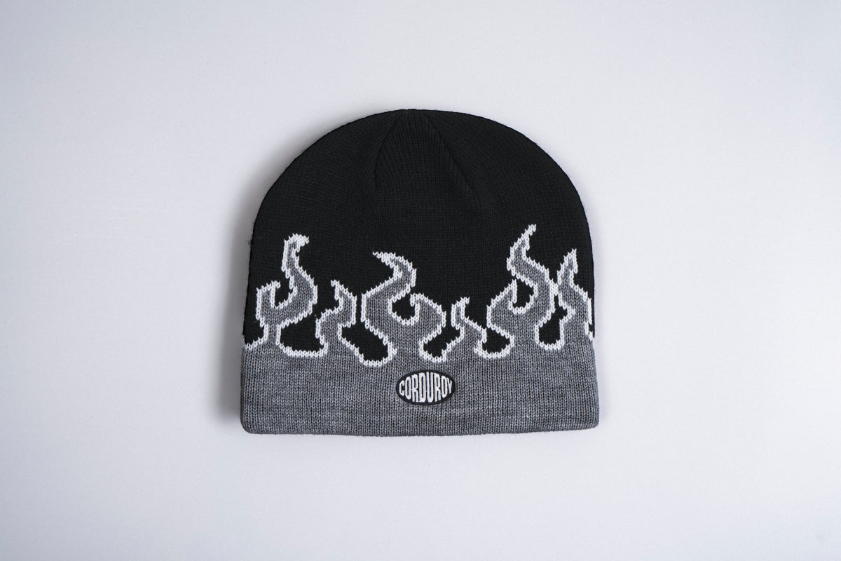 Corduroy LL Burn Skully in Black