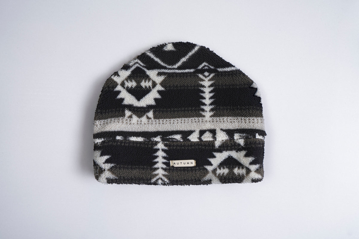 Autumn MTN Goat Beanie in Black