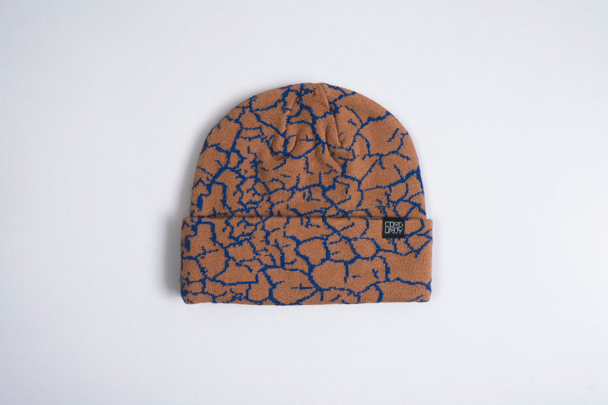 Corduroy Rumble Beanie in Bluejay