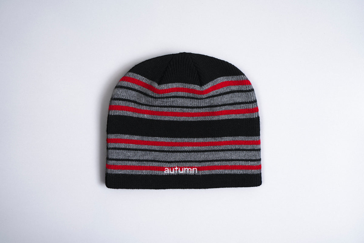 Autumn Warp Beanie in Black