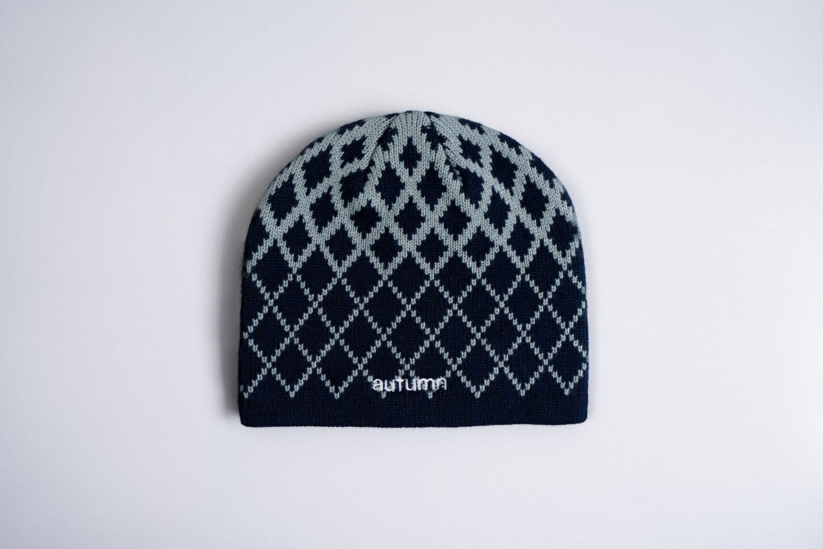 Autumn Warp Beanie in Midnight