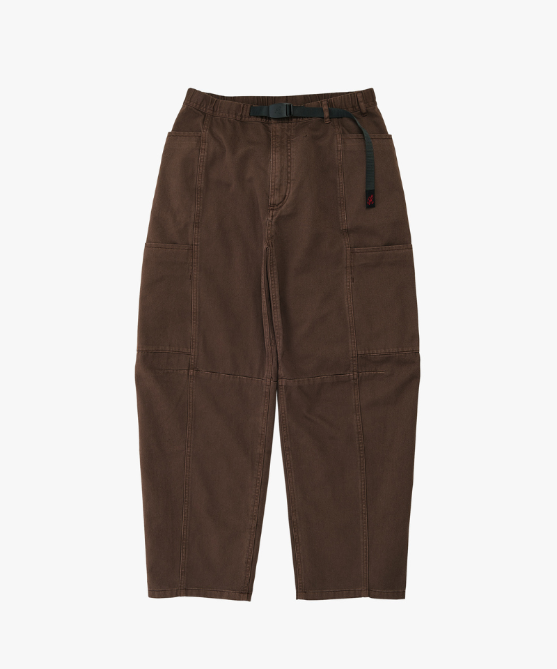 Gramicci Women's Voyager Pant in Brown Pigment, front view