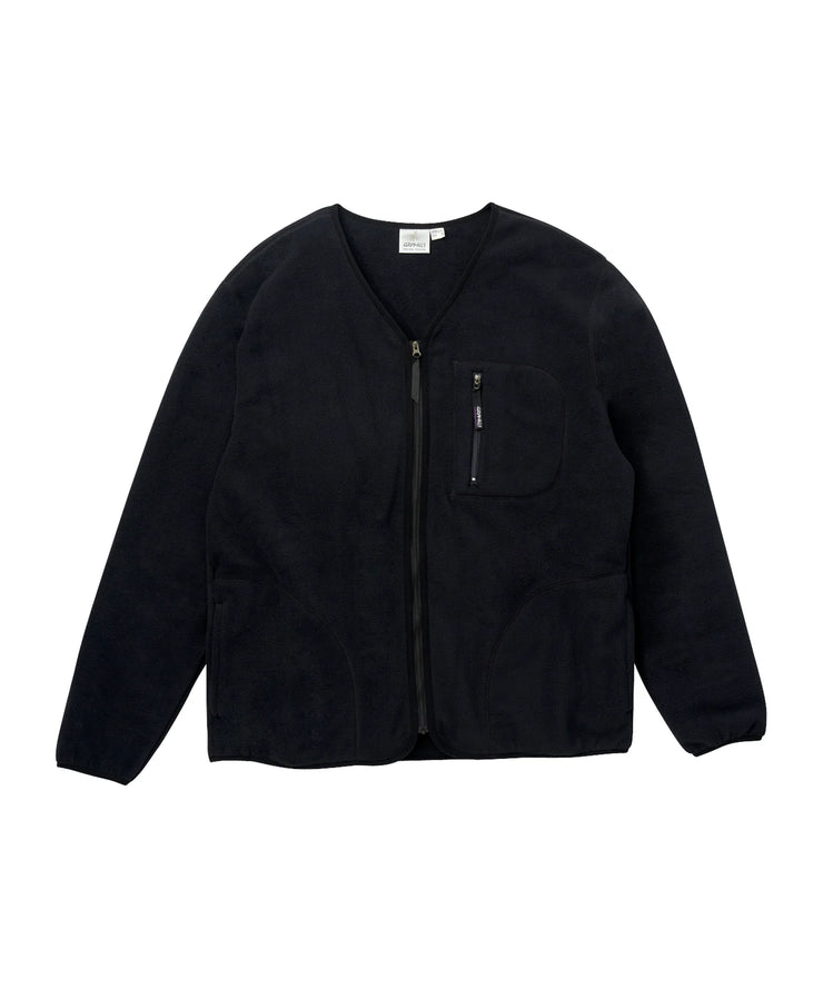 Gramicci | Fleece Cardigan zip up black