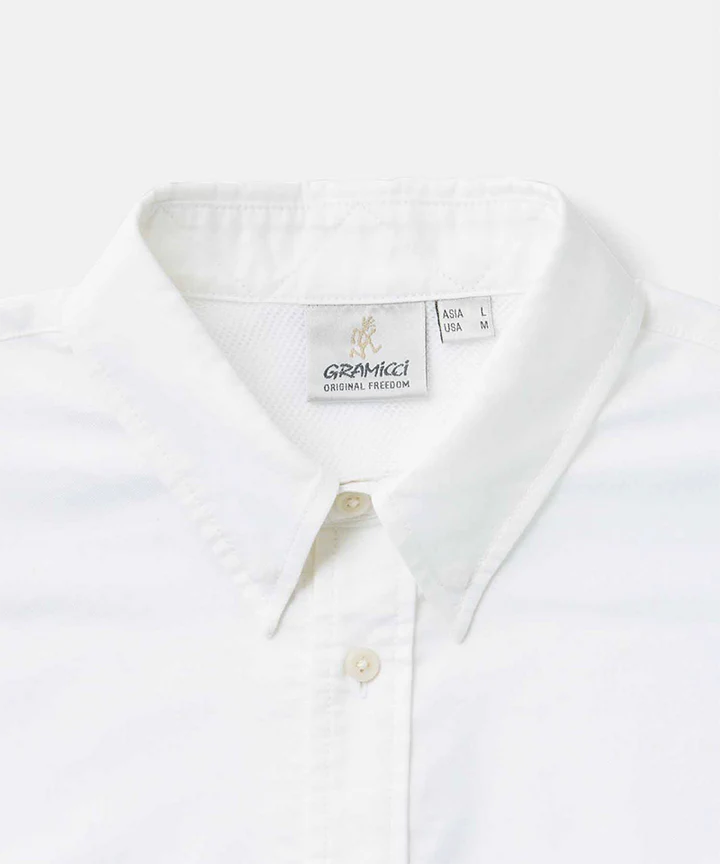 Gramicci | Oxford button down Shirt white - Gallery Streetwear