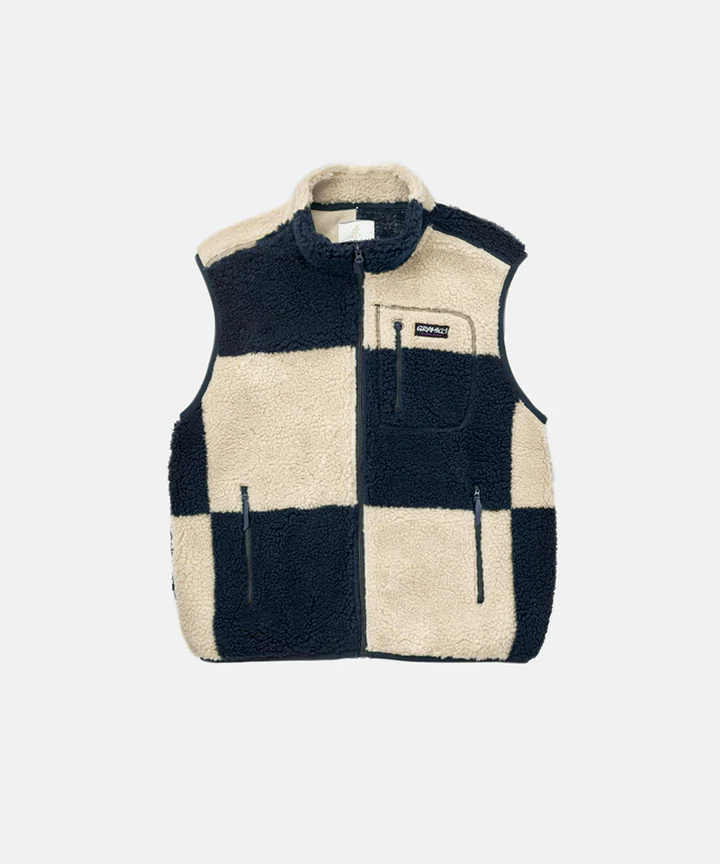 Gramicci | Checkered Sherpa Vest - Gallery Streetwear