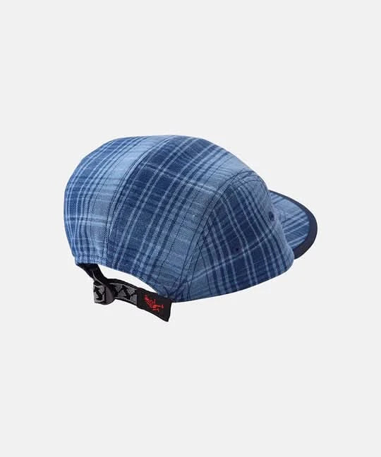Gramicci Long Bill Cap - Indigo Checkered Plaid